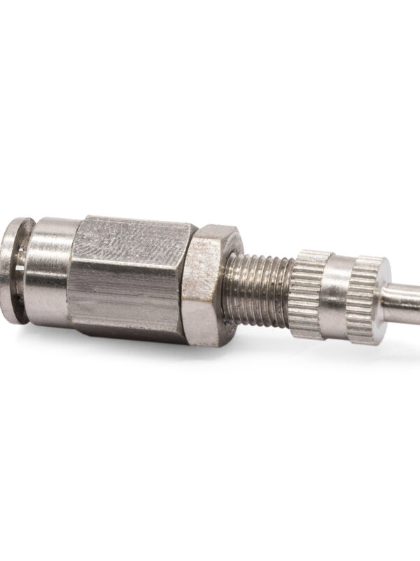 DOT 1/4" Air Line Push Connect- DOT Schrader Inflation Valve / Tyre Valve Style Fitting