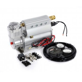 Viair 450C Air Compressor & Micro Tank w/ Air Control Quick Connect Air Pressure Switch (110/145 PSI)