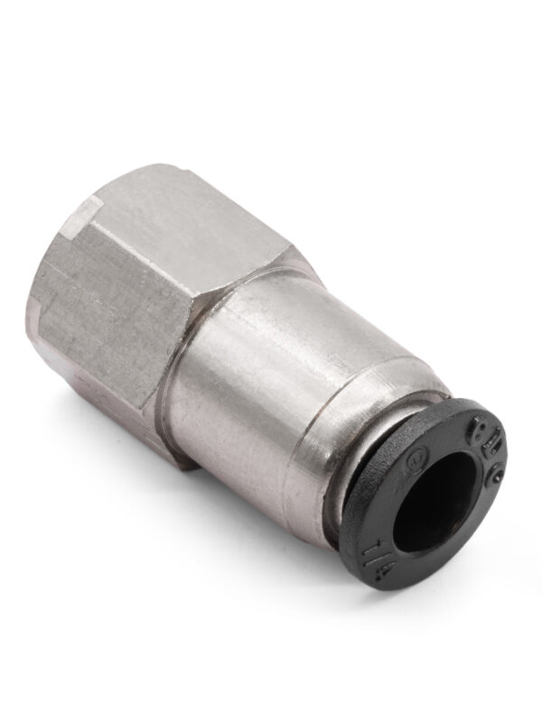 1/8" NPT(F) to 1/4" Air Line Push Connect Fitting