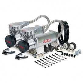 Viair Chrome Dual 485C Compressor (100% Duty 200PSI)