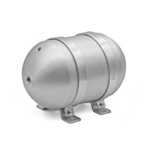 1.0 Gallon MOA Seamless Aluminium Stubby Air Tank (5x NPT Ports, 200 PSI Rated)
