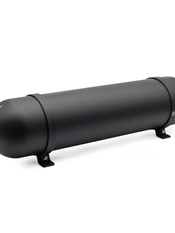 4 Gallon MOA Seamless Aluminium Satin Black Air Tank (5x NPT Ports, 200 PSI Rated)