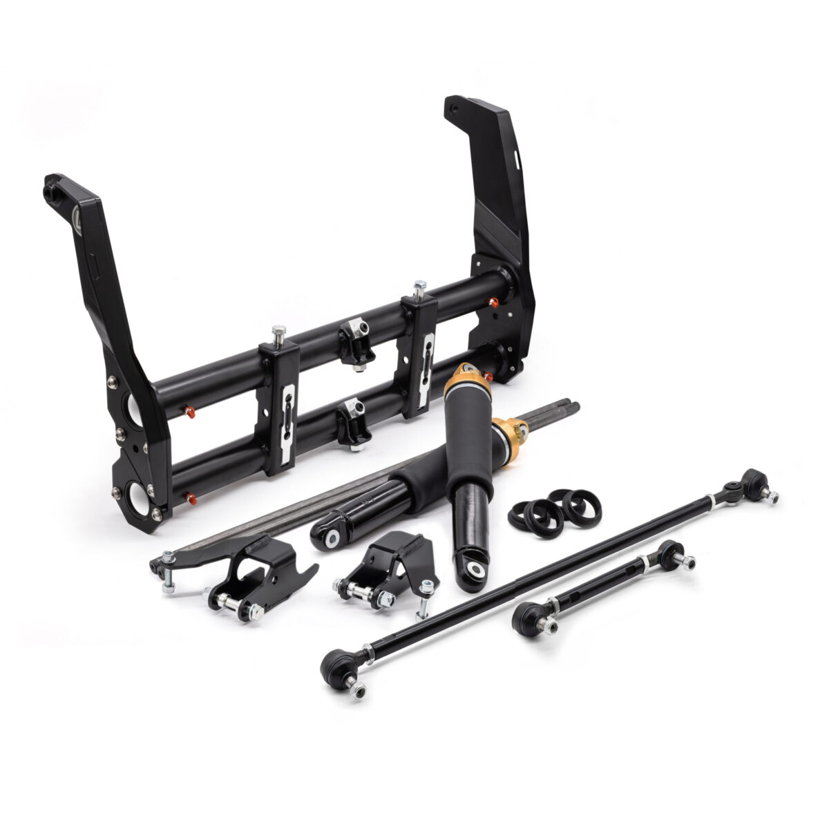 T1 1950-65 Beetle Ghia Link Pin 4" Narrowed Complete Front Air Ride Kit with Gen II Jawbreaker Beam