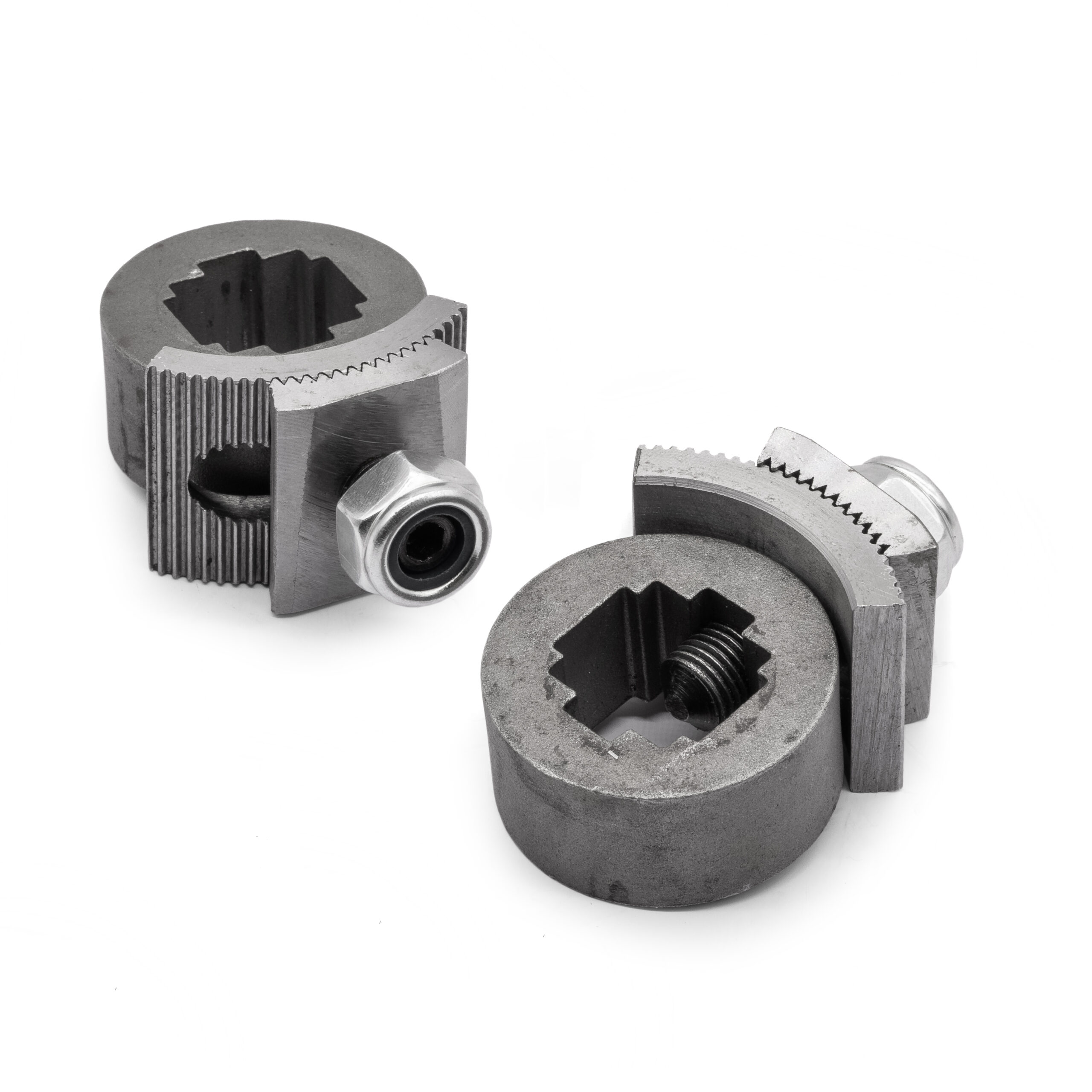 T2 Split Screen / Bay Window Complete Adjuster Kit Pair, Centre Core Broached Boss (For Original and Aftermarket Beams), All Years