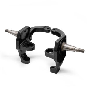 1966-79 Beetle / Karmann Ghia Ball Joint Drum 2.5" Dropped Spindles, Black