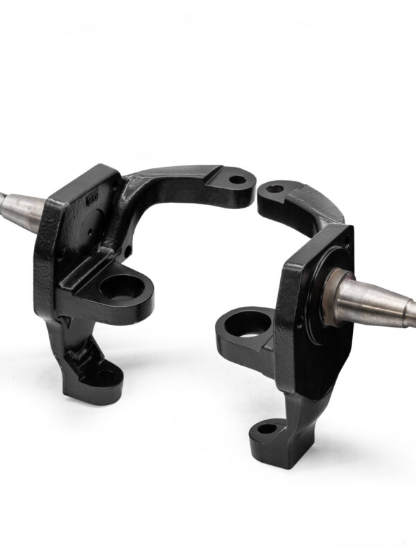 1966-79 Beetle / Karmann Ghia Ball Joint Drum 2.5" Dropped Spindles, Black