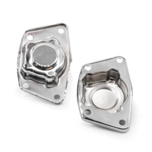 T1 Beetle / Ghia Swing Axle Chrome Torsion Bar Covers, Pair