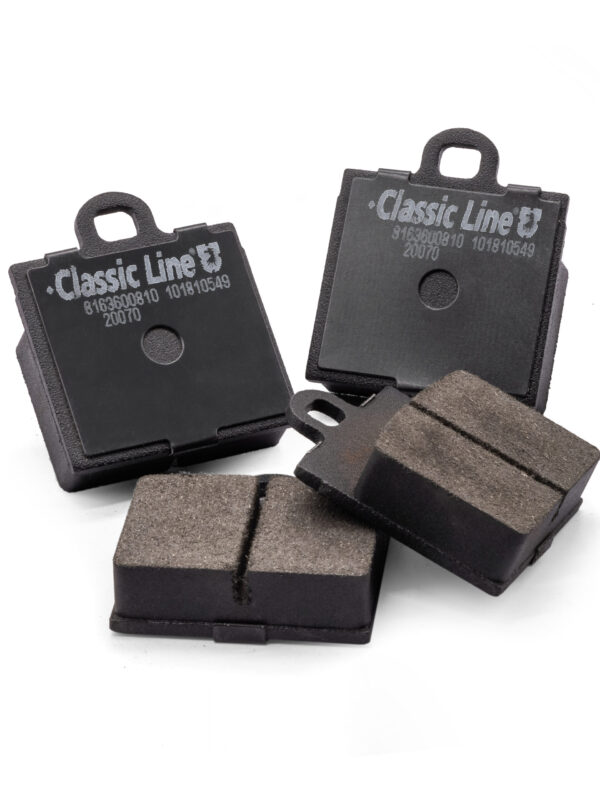 T1 1954-71 Beetle / Ghia Front Disk Brake Pad Set, 15mm, Left and Right