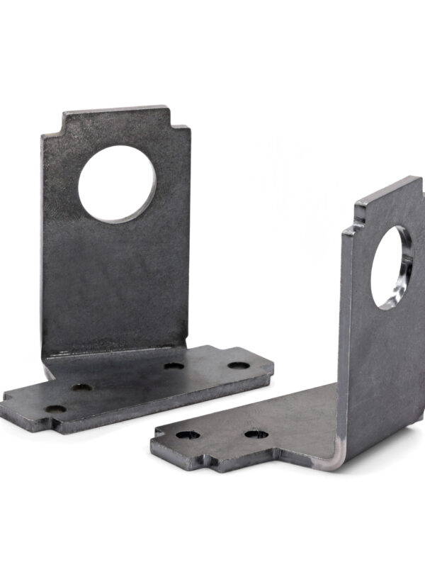 T1 Beetle / Ghia Front Chassis Weld on Titan Brake Line Tabs Brackets, Pair