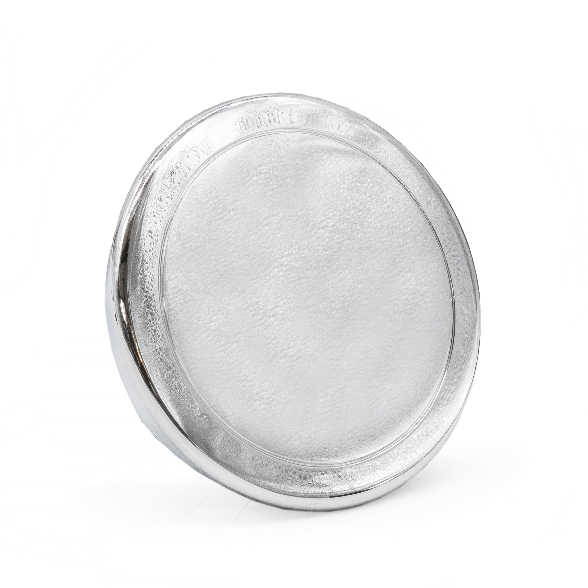 Fuch Plain Style Alloy Wheel Centre Hub Cap Chrome, Each