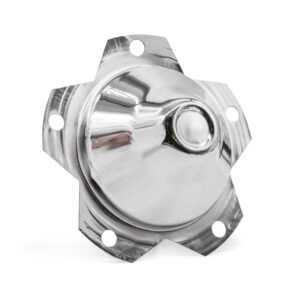 Pointed Chrome Early -67 Centre Cap (Lug Fit)