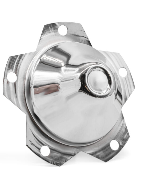 Pointed Chrome Early -67 Centre Cap (Lug Fit)