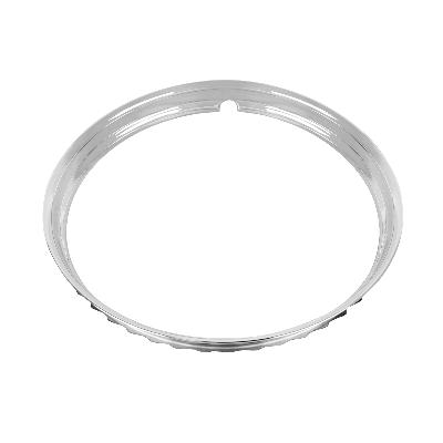 14" Premium Smooth Stainless Steel Beauty Wheel Trim Rings