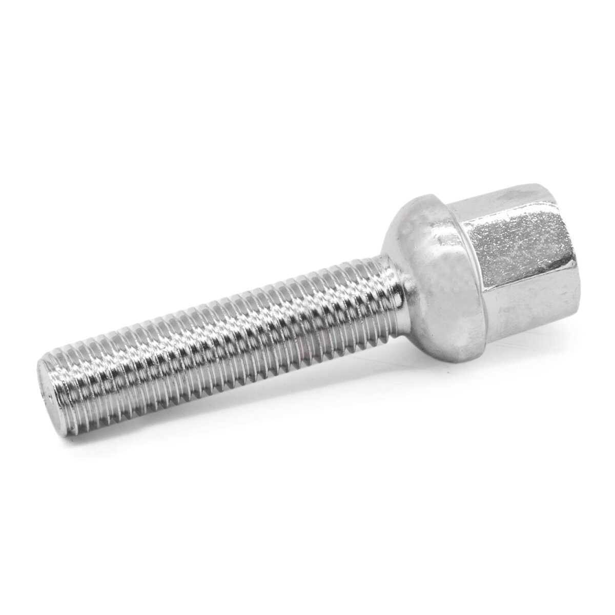M12x1.5 Chrome Radiused Wheel Bolts 50mm