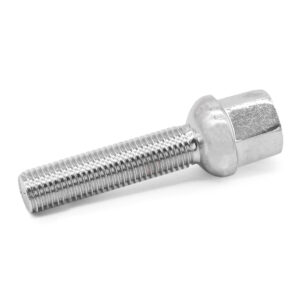M12x1.5 Chrome Radiused Wheel Bolts 50mm