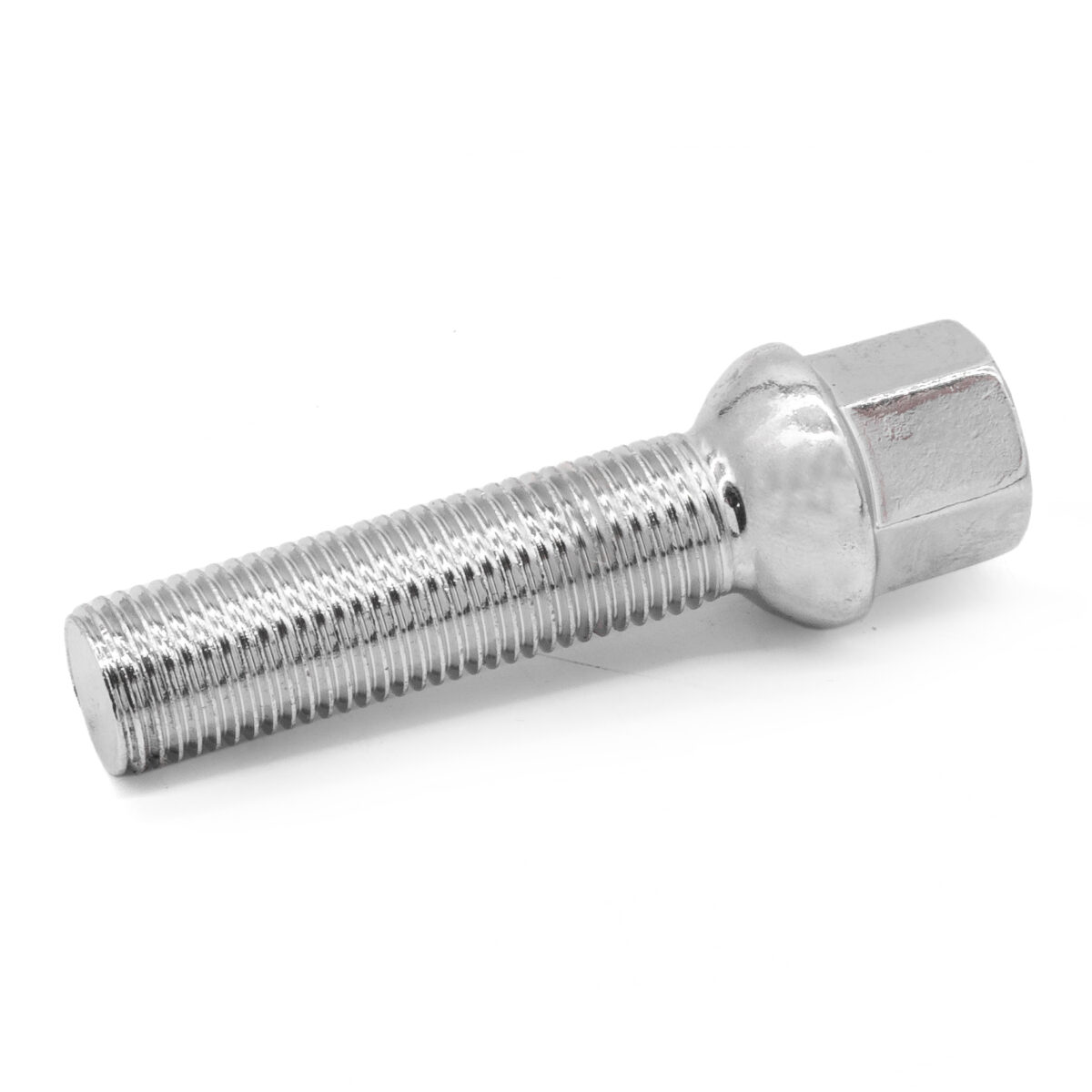 M14x1.5 Chrome Radiused Wheel Bolts 50mm