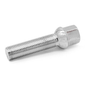 M14x1.5 Chrome Radiused Wheel Bolts 50mm