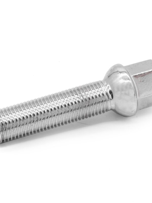 M14x1.5 Chrome Radiused Wheel Bolts 50mm
