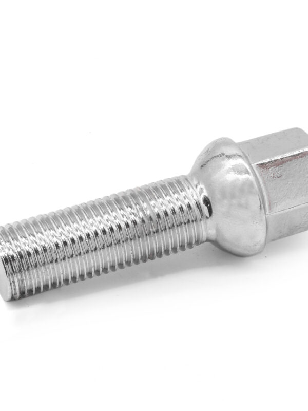 M14x1.5 Chrome Radiused Wheel Bolts 40mm