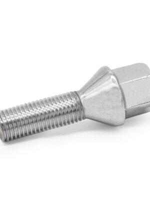 M12x1.5 Chrome Tapered Wheel Bolts 30mm