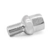 M12x1.5 Chrome Radiused Short Wheel Bolts 14mm