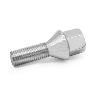 M12x1.5 Chrome Tapered Wheel Bolts 27mm