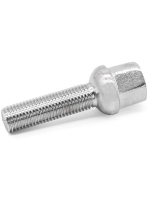 M12x1.5 Chrome Radiused Wheel Bolts 40mm