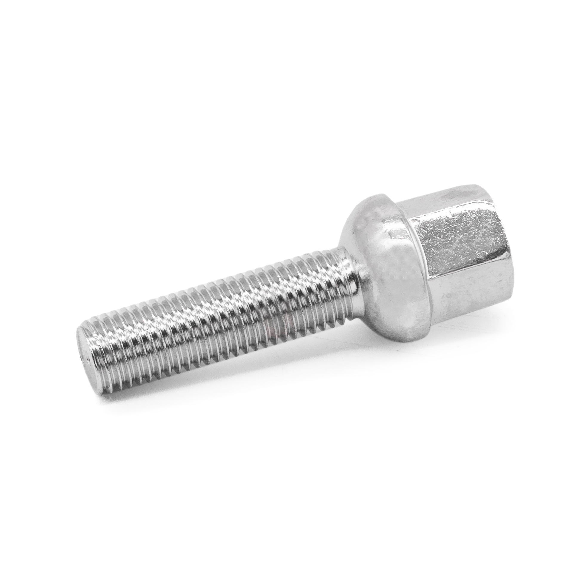 M12x1.5 Chrome Radiused Wheel Bolts 40mm