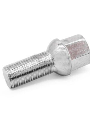 M14x1.5 Chrome Radiused Wheel Bolts 27mm