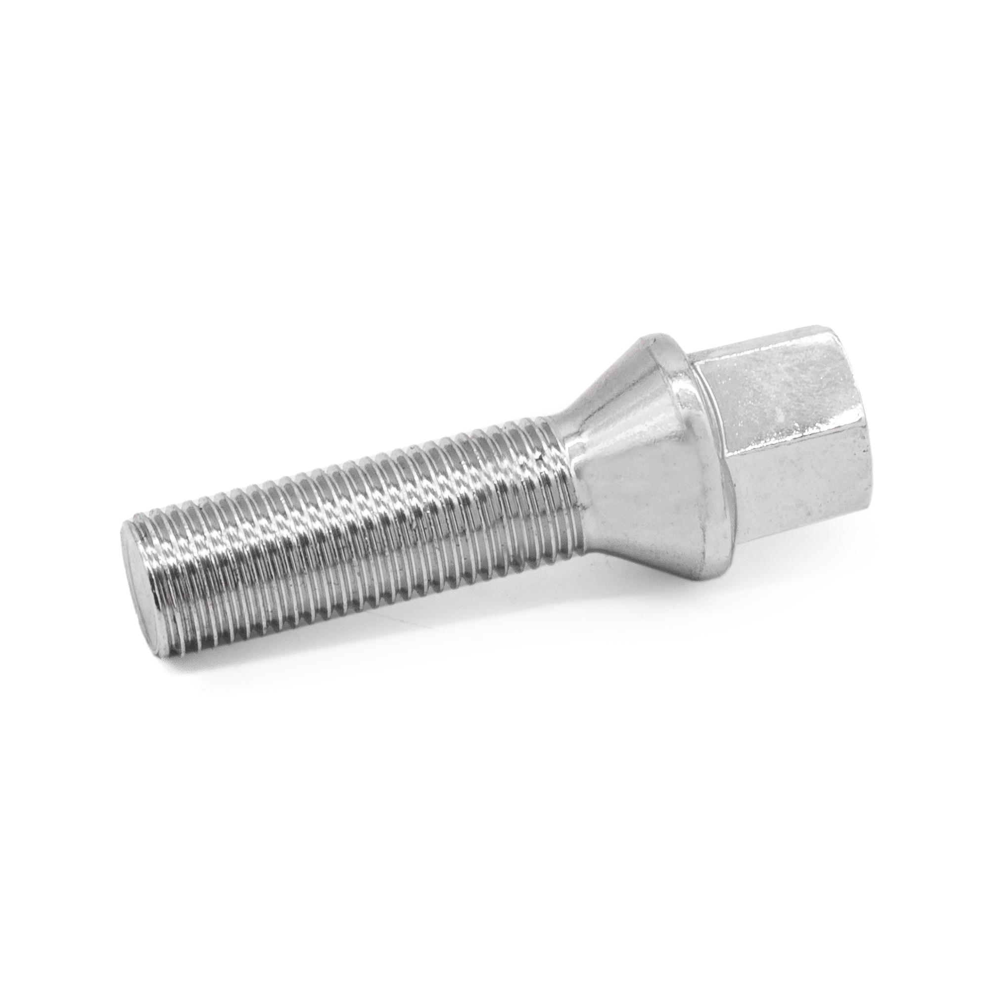M14x1.5 Chrome Tapered Wheel Bolts 40mm