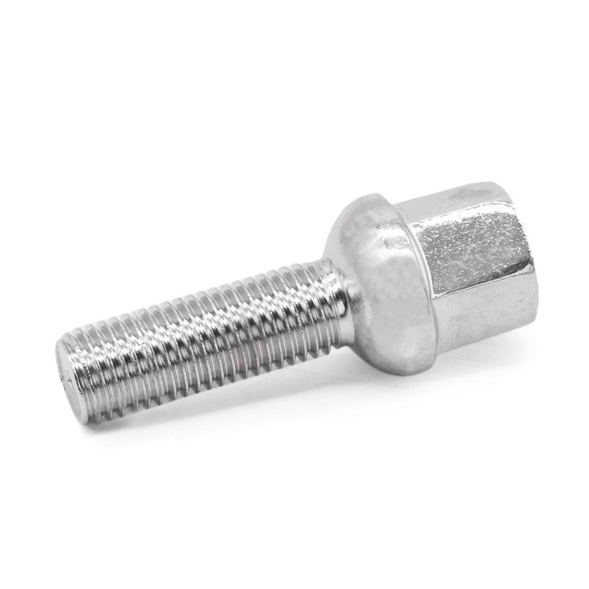 M12x1.5 Chrome Radiused Wheel Bolts 27mm
