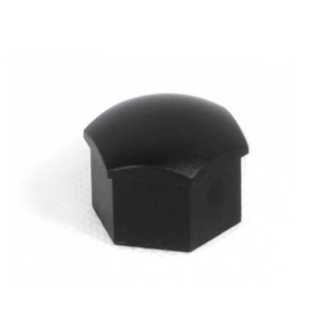 Wheel Bolt Black Plastic Cap, 17mm