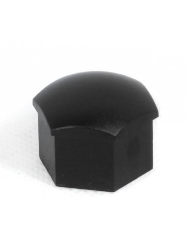 Wheel Bolt Black Plastic Cap, 17mm