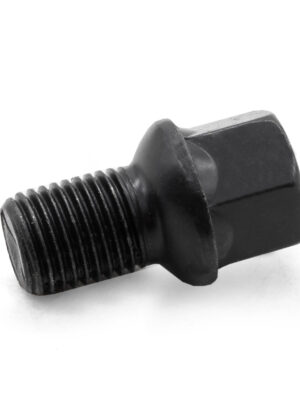 M14x1.5 Black Radiused Wheel Bolts 14mm