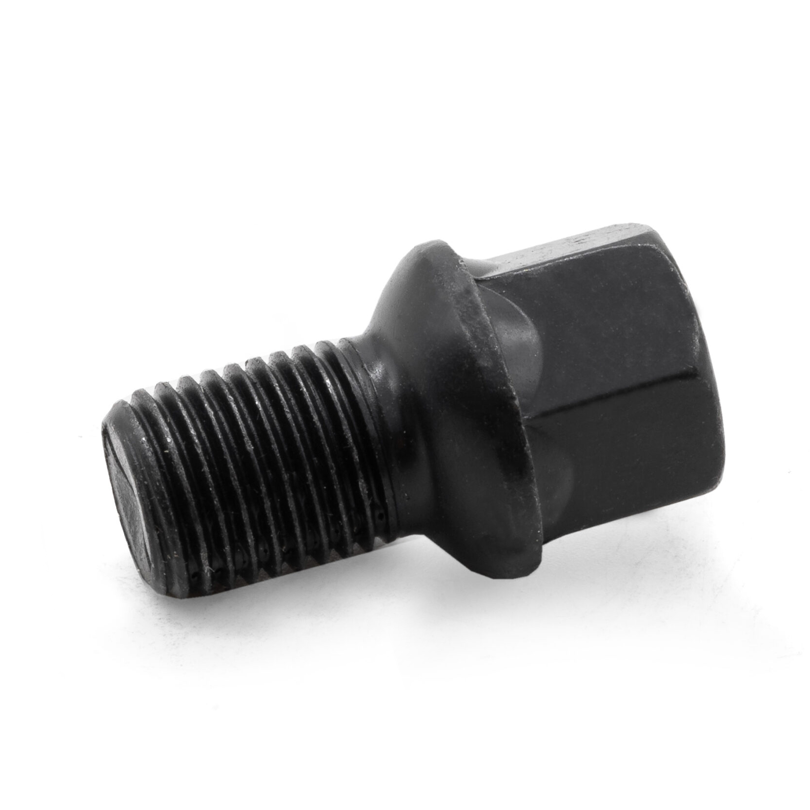 M14x1.5 Black Radiused Wheel Bolts 14mm