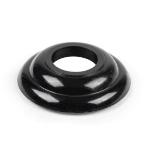 Escutcheon Window Winder / Door Handle, Black Cap