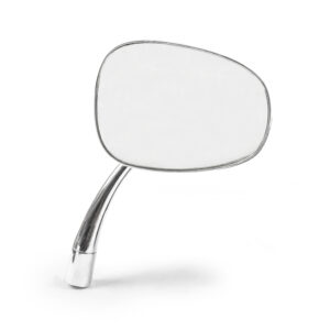 1952-67 Beetle OE Oval Wing Mirror w/ Curved Arm Chrome, Right