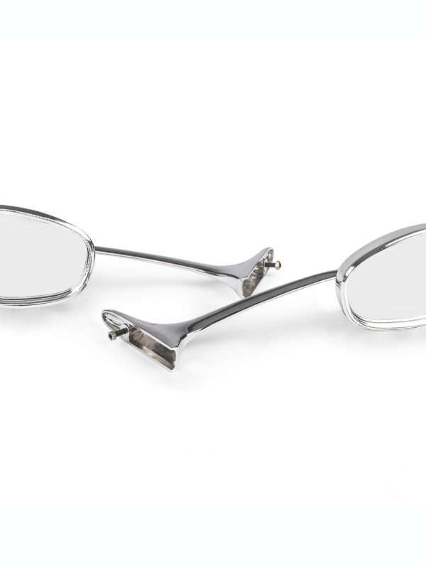 1950-79 Beetle Hooded Albert Swan Neck Mirrors, Pair