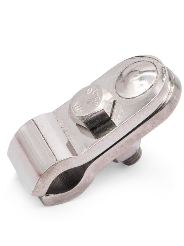 T2 -67 Split Screen Chrome Mirror Head Clamps, Each