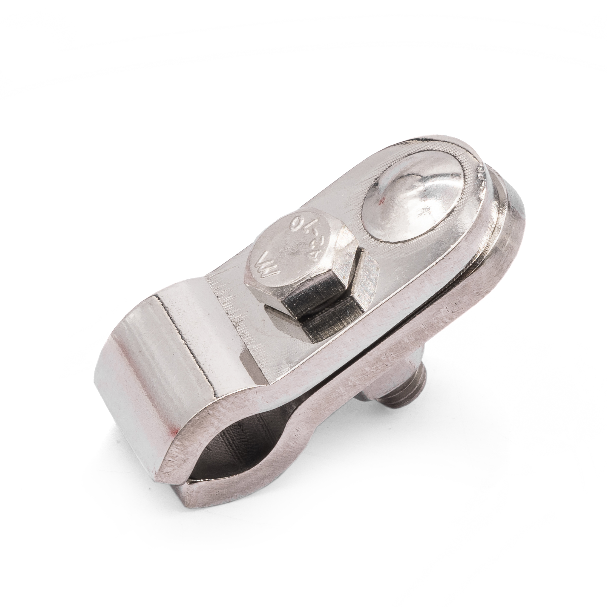 T2 -67 Split Screen Chrome Mirror Head Clamps, Each