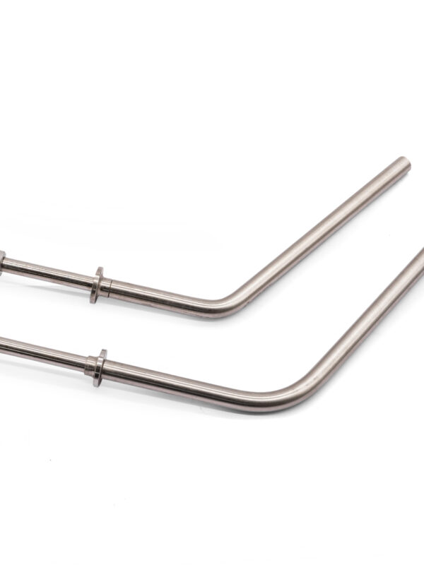 T2 -67 Split Screen Stainless Mirror Arms OG style, Std 8mm Stem, Pair