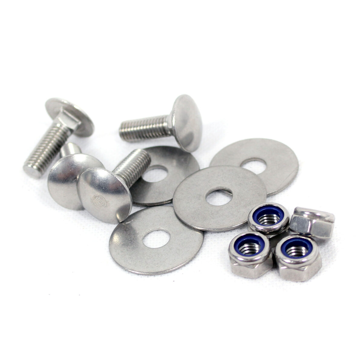 Stainless Steel Bumper Bolts & Hardware (Full Set for 1 Bumper)