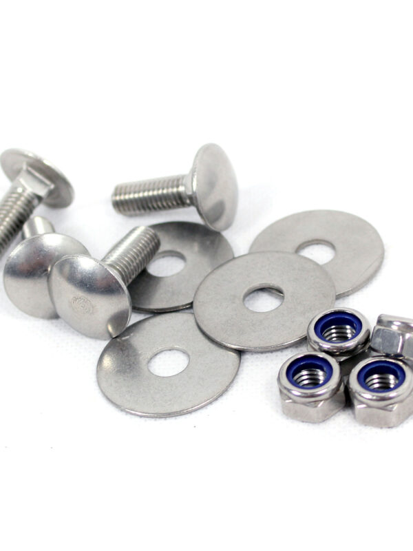 Stainless Steel Bumper Bolts & Hardware (Full Set for 1 Bumper)