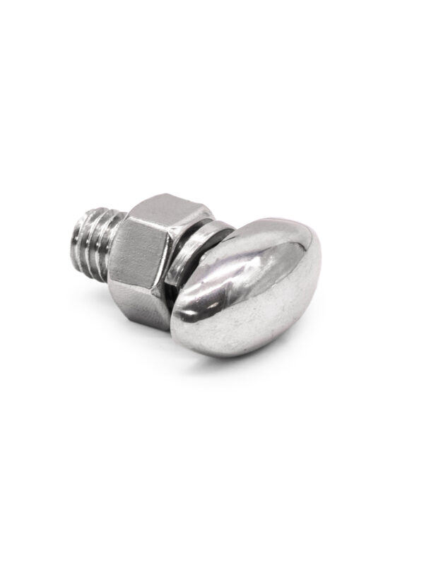 Stainless Steel Oval Bumper Bolt Sold Each