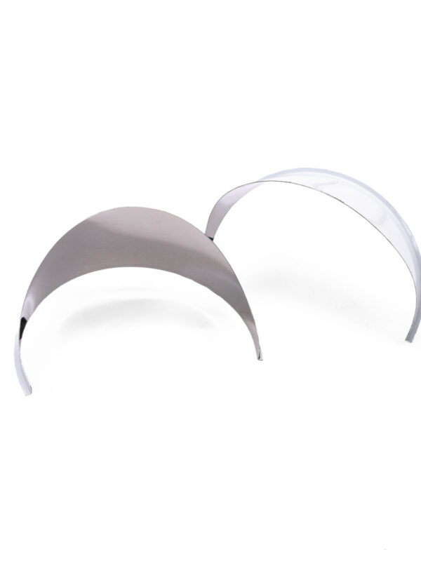 7" Headlamp Visor Round Edges Pr