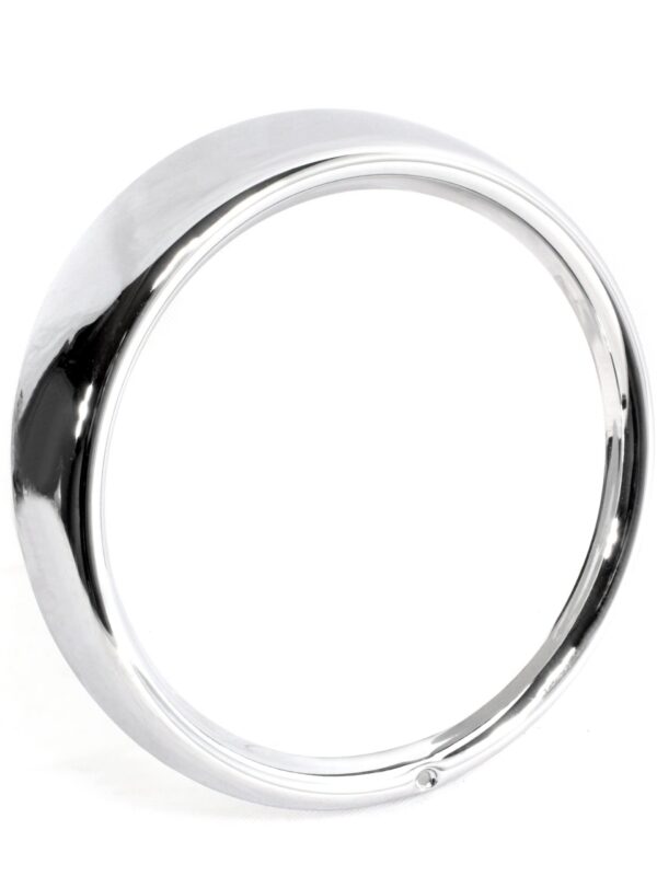 T1 / T2 / T3 1961-85 OE Quality Chrome Headlamp Ring w/ 1 Hole