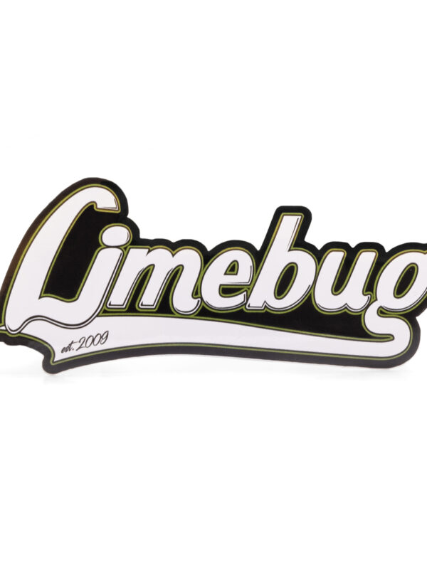 Sticker, Limebug Die Cut Script 4.5" Decal