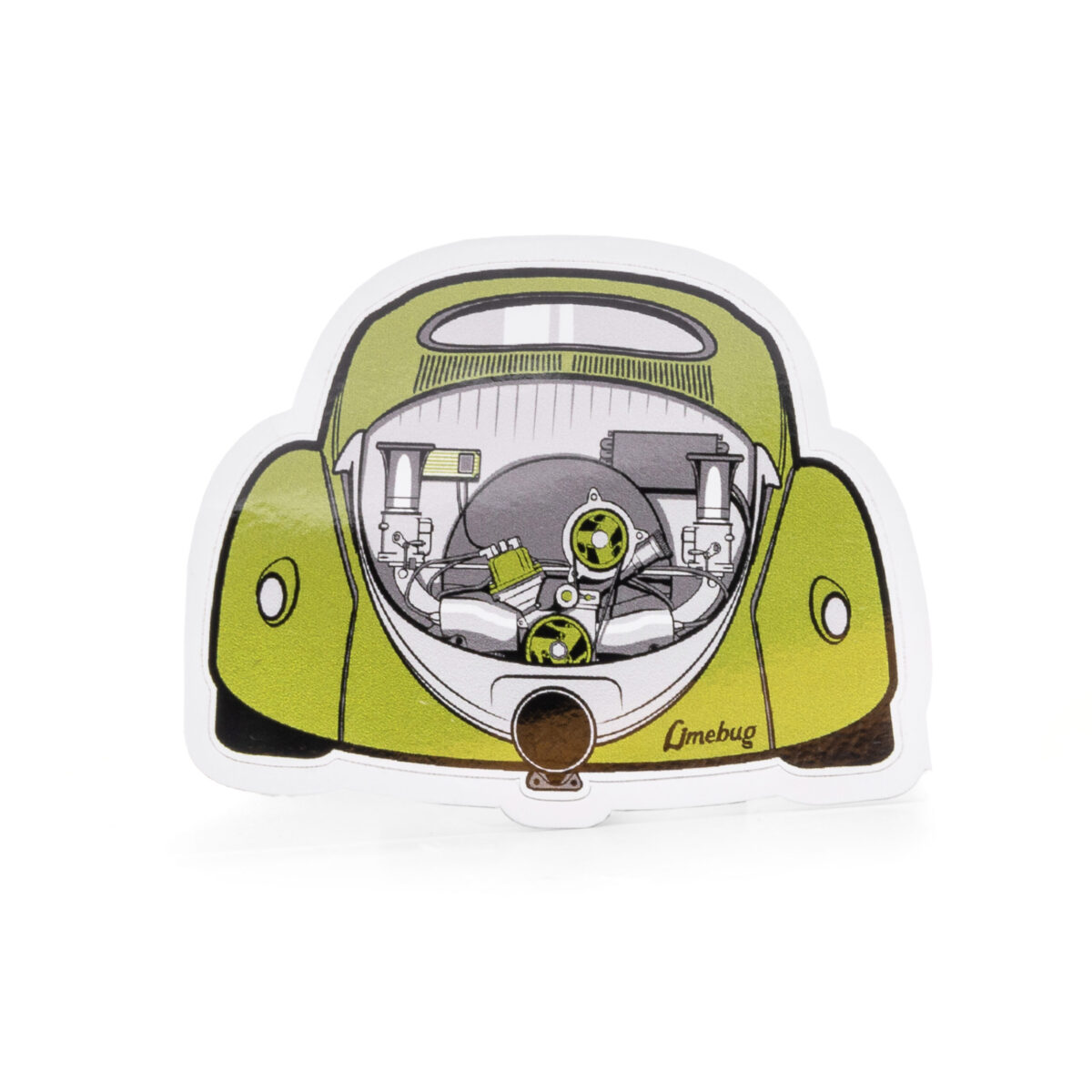 Sticker, Limebug Die Cut 'Drag Bug' 5" Decal