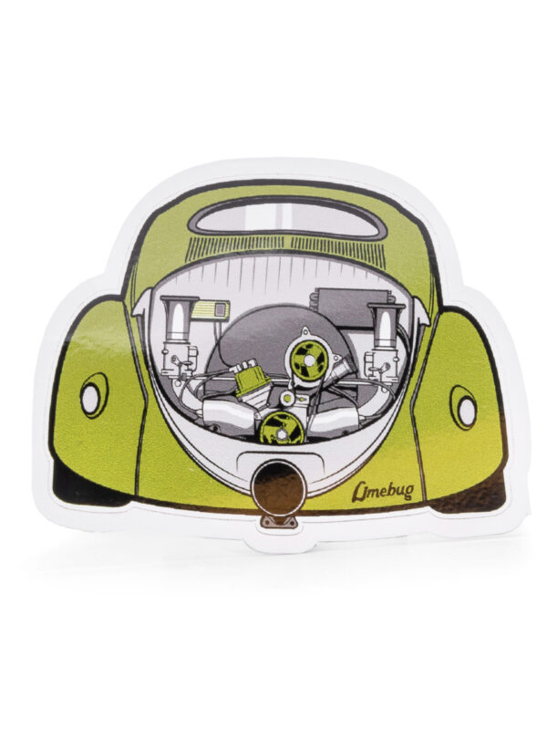 Sticker, Limebug Die Cut 'Drag Bug' 5" Decal