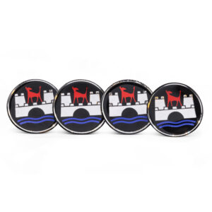 Sticker, Wolfsburg Crest for Wheel Centre Caps 3D Decal